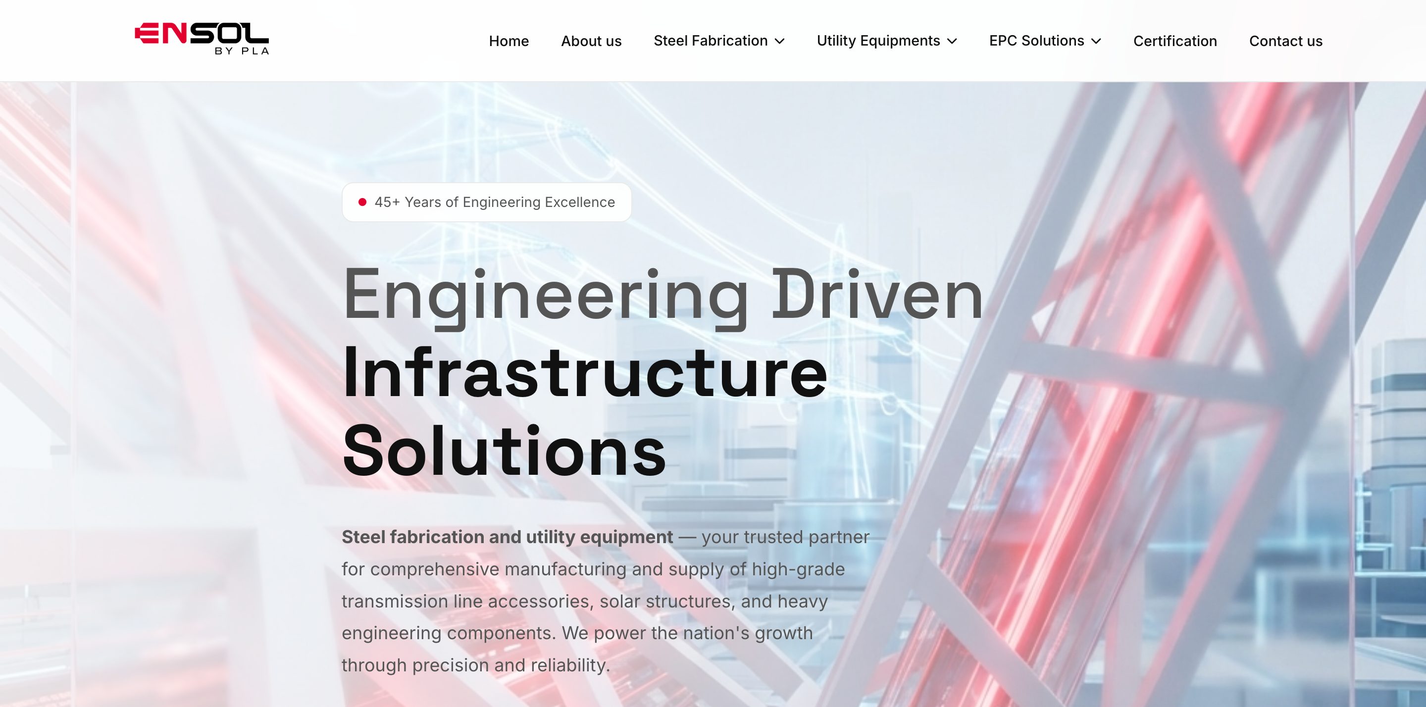 Ensol website